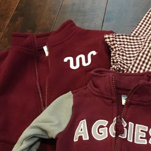 King Ranch Fleece Pullover Jacket, 12-18mon